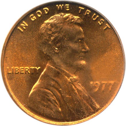 image for: 1977 1c PCGS MS66 RD