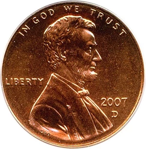 Value of 2007-D Lincoln Cents