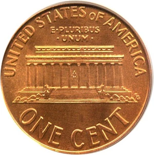 image for: 1996-D 1c PCGS MS67 RD