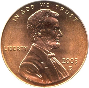 image for: 2005-D 1c PCGS MS67 RD (SMS)