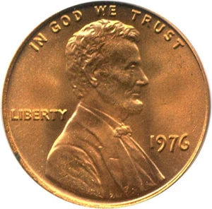 image for: 1976 1c PCGS MS66 RD