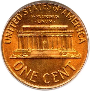 image for: 1971-D 1c PCGS MS66 RD