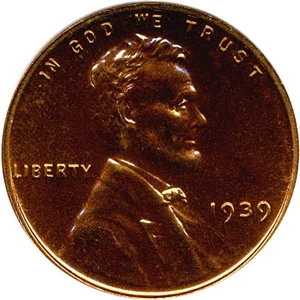 image for: 1939 1c PCGS/CAC Proof 66 RD