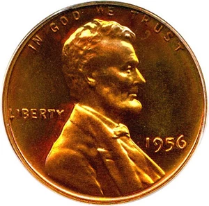 image for: 1956 1c PCGS Proof 67 RD DCameo