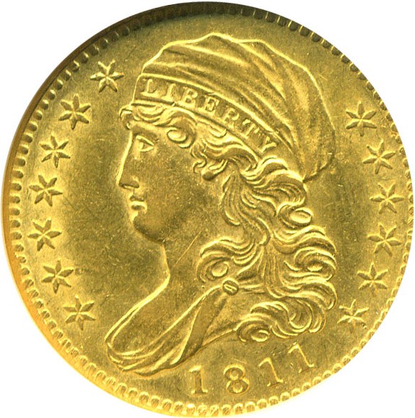 image for: 1811 $5 NGC/CAC AU58