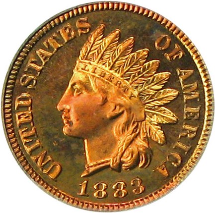 image for: 1883 1c PCGS Proof 65 RD