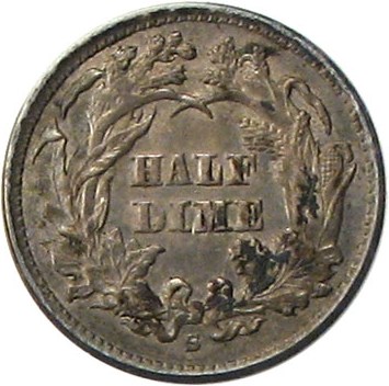 image for: 1864-S H10c PCGS/CAC AU50