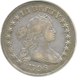 image for: 1796 $1 PCGS VF35