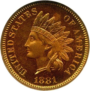 image for: 1881 1c NGC Proof 65 RD