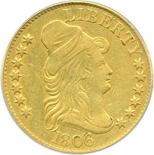 image for: 1806 $5 PCGS XF40 (Round 6, 7x6 Stars)