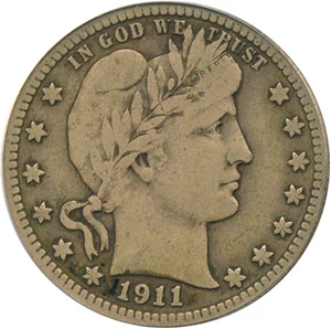 image for: 1911-S 25c PCGS F15