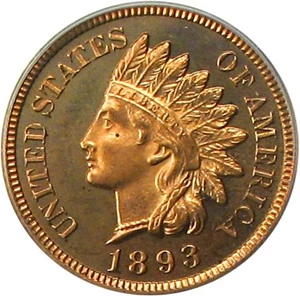 image for: 1893 1c PCGS Proof 64 RD OGH