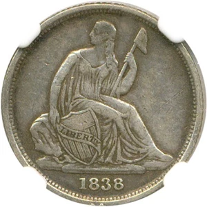 image for: 1838-O 10c NGC VF30 (No Drapery)