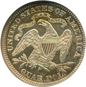 image for: 1886 25c NGC/CAC Proof 64 Cameo