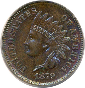 image for: 1879 1c PCGS MS64 BN