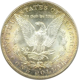 image for: 1889-S $1 PCGS/CAC MS66