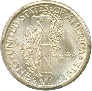 image for: 1923-S 10c PCGS/CAC MS66