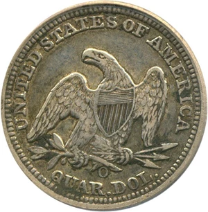 image for: 1856-O 25c PCGS VF30