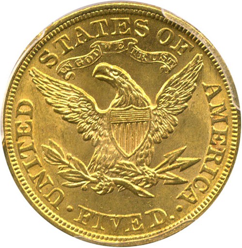image for: 1902 $5 PCGS/CAC MS63