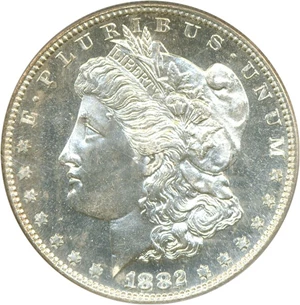 image for: 1882-S $1 PCGS MS66 PL