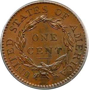 image for: 1819 1c PCGS/CAC MS64 BN