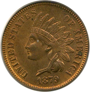 image for: 1879 1c PCGS MS64 RB