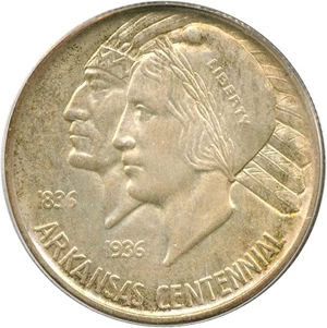 image for: 1935-D Arkansas 50c PCGS/CAC MS65