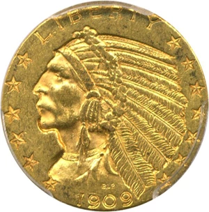 image for: 1909 $5 PCGS/CAC MS61
