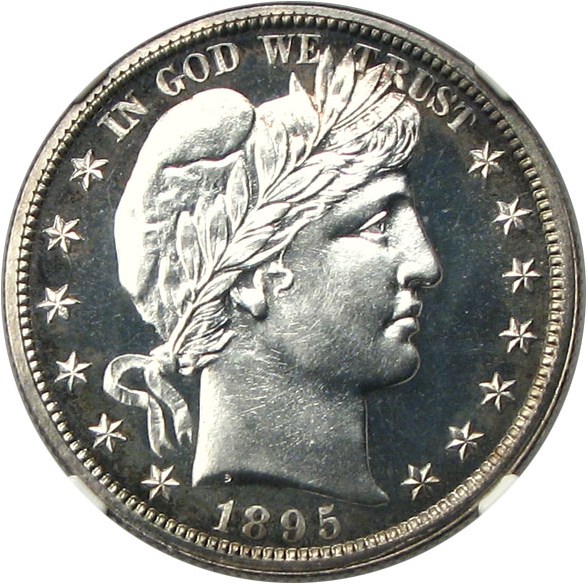 image for: 1895 50c NGC Proof 67