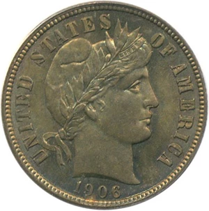 image for: 1906-O 10c PCGS/CAC MS65