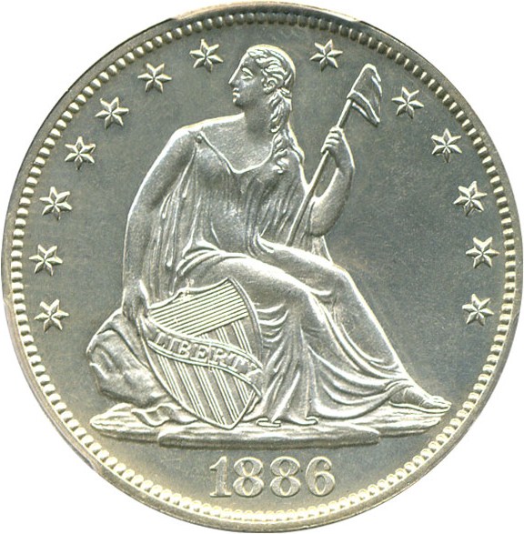 image for: 1886 50c PCGS Proof 63