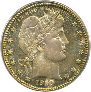 image for: 1910 25c PCGS/CAC Proof 66 OGH
