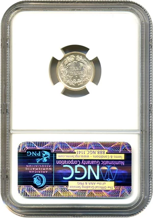 image for: 1872-S H10c NGC MS67 (Mintmark Above Bow)