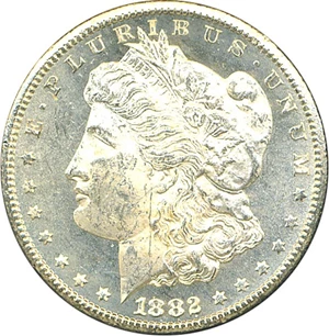 image for: 1882-CC $1 GSA Hoard/NGC MS62 PL