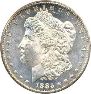 image for: 1885-CC $1 PCGS MS63 PL