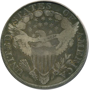 image for: 1799 $1 PCGS F15 (Irregular Date, 15 stars)