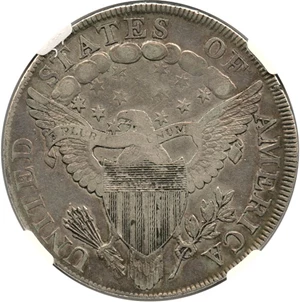 image for: 1798 $1 NGC VF Details (Large Eagle, Improperly Cleaned)