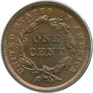 image for: 1840 1c PCGS/CAC MS64 BN (Large Date)