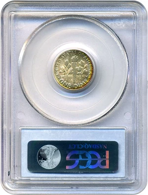 image for: 1950-S 10c PCGS MS68 * Color *