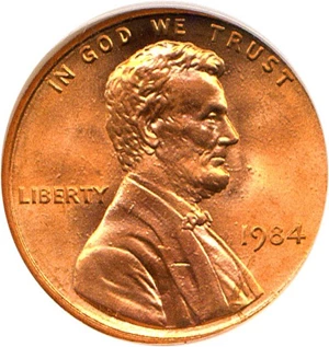 image for: 1984 1c NGC MS67 RD (Doubled Die Obverse, FS-037)