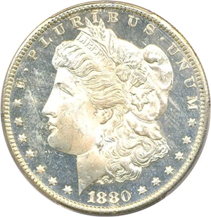 image for: 1880-S $1 PCGS/CAC MS65 PL
