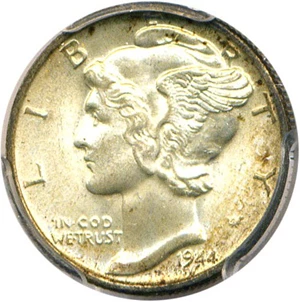 image for: 1944 10c PCGS MS66