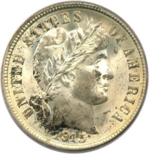 image for: 1915 10c PCGS/CAC MS65