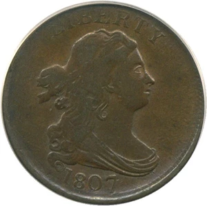 image for: 1807 1/2c PCGS XF45
