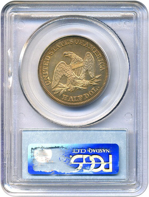 image for: 1857 50c PCGS/CAC Proof 64
