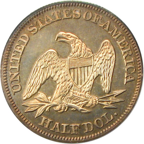 image for: 1857 50c PCGS/CAC Proof 64