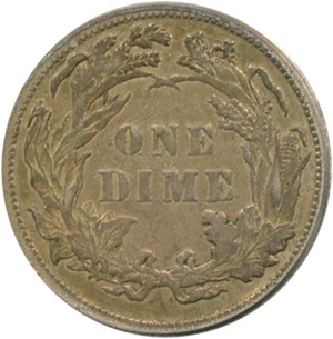 image for: 1881 10c PCGS/CAC XF40