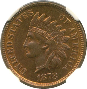 image for: 1878 1c NGC MS64 RB