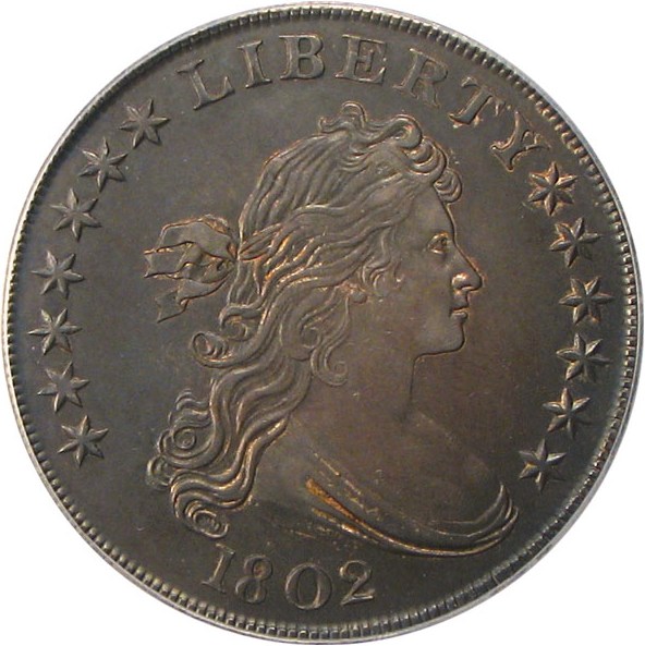 image for: 1802 $1 PCGS Secure AU53
