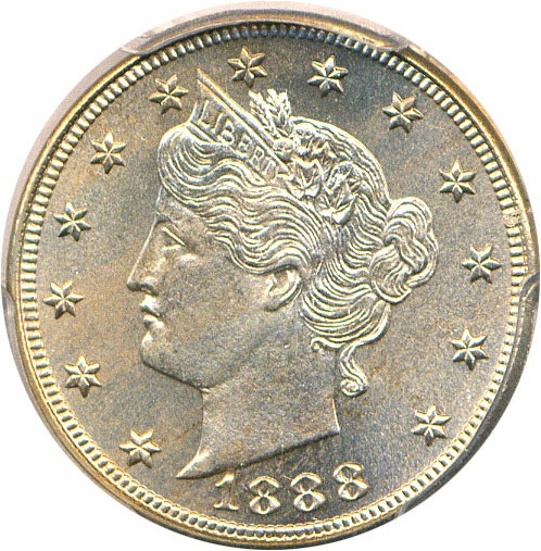 image for: 1888 5c PCGS/CAC Proof 65